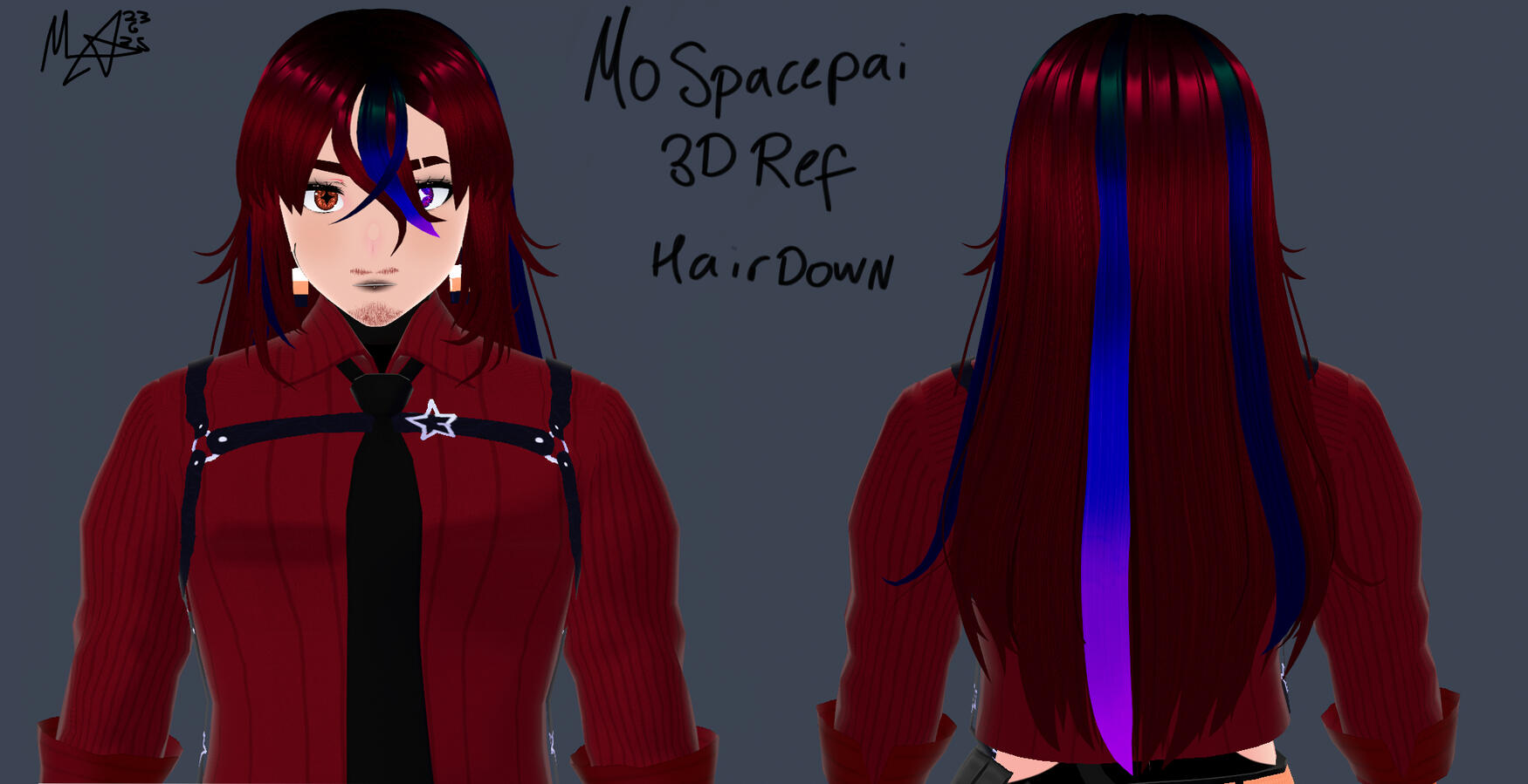 3d vroid model long 3d vroid model long